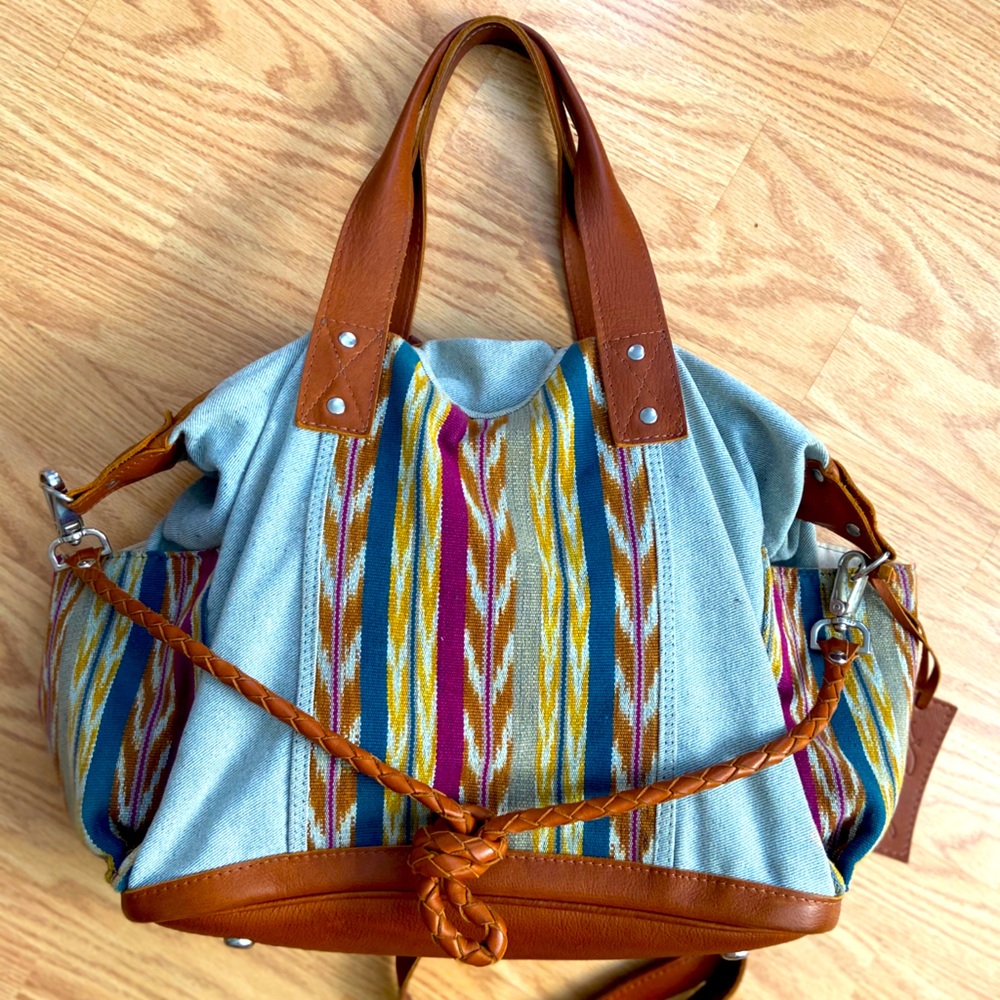 Nena and Co Denim Convertible Day Bag